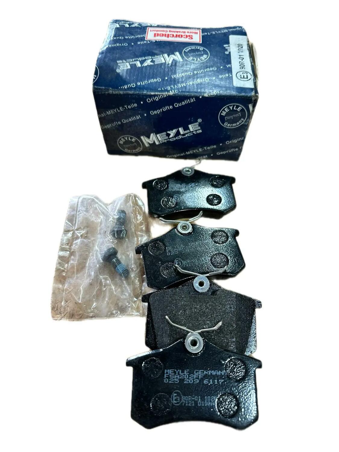 Колодки торм.зад. (WVA 20961 17,2 mm.) MEYLE  0252096117